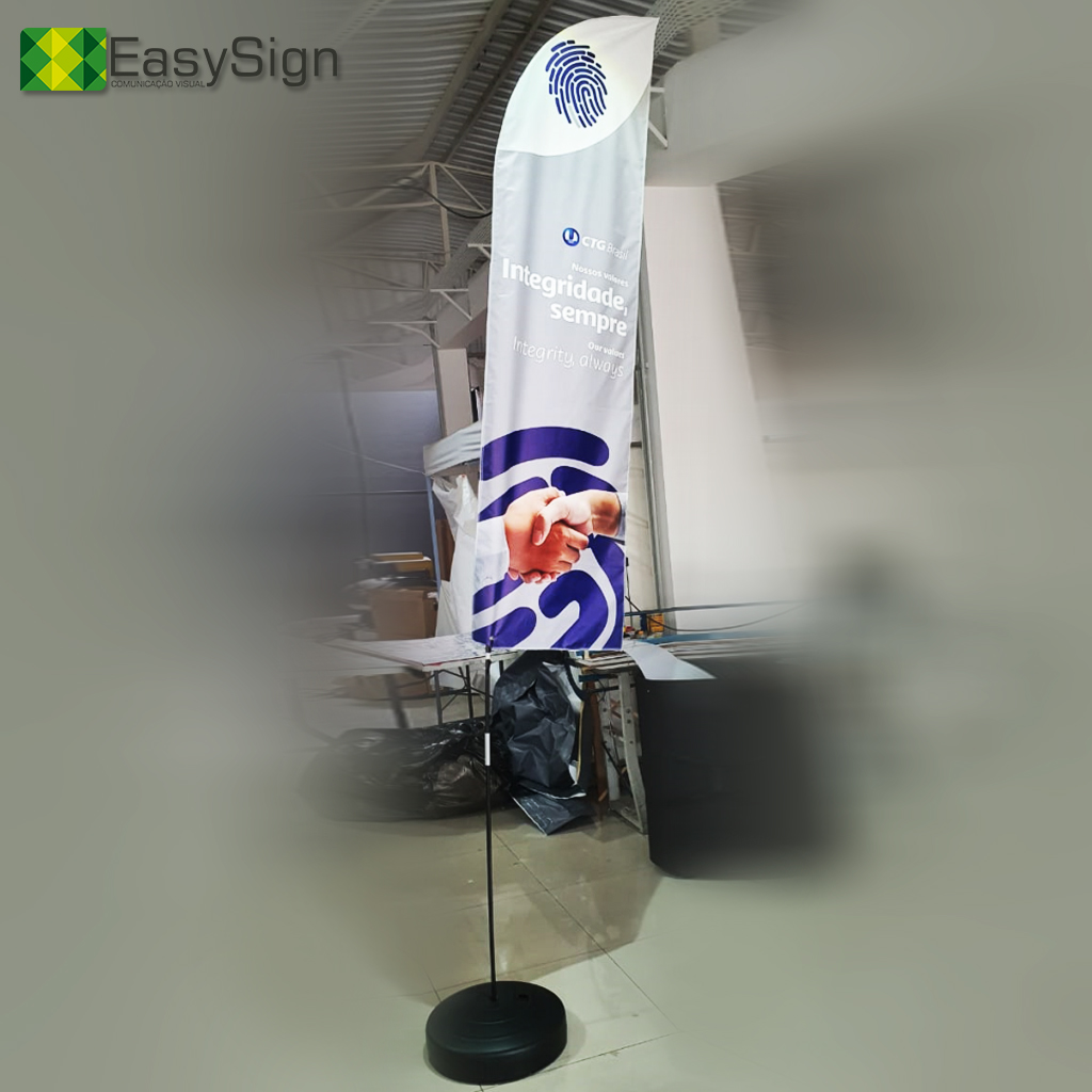Estrutura Wind Banner Econômico