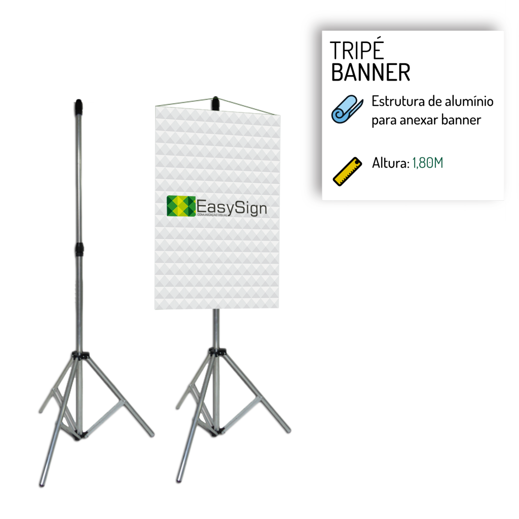 Estrutura Banner Tripé sem Garra