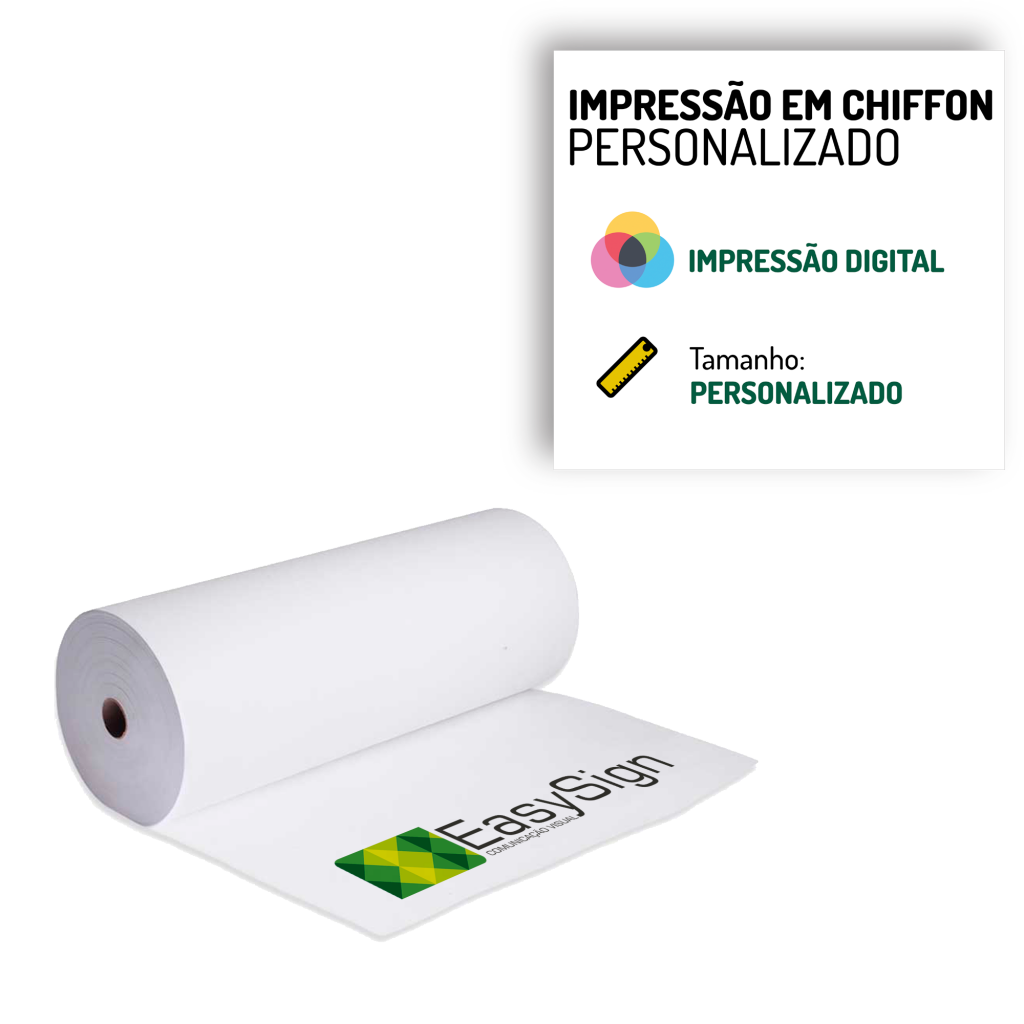 Impressão em Chiffon
