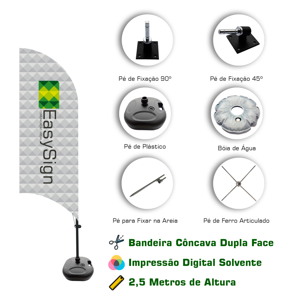 Wind Banner Côncava
