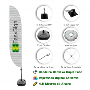 Estrutura Banner Roll Up 100cm x 200cm