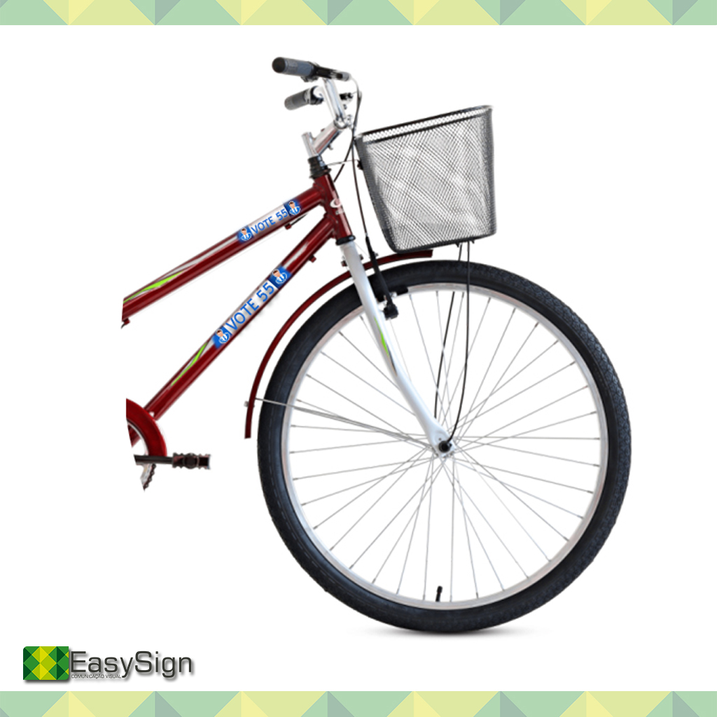 Adesivo Eleitoral para Bicicletas