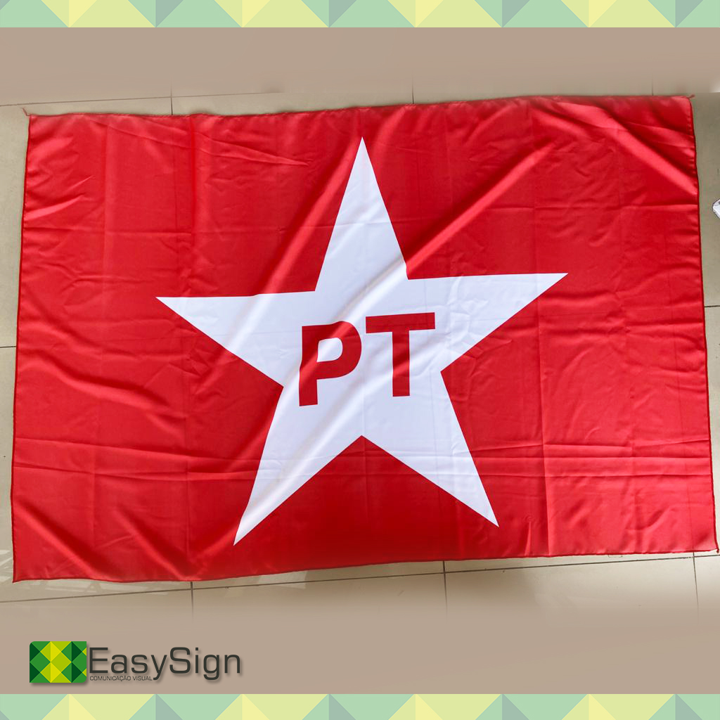 Bandeira Política de Mão