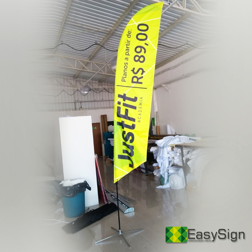 Wind Banner Econômico Ângulo 3,50m